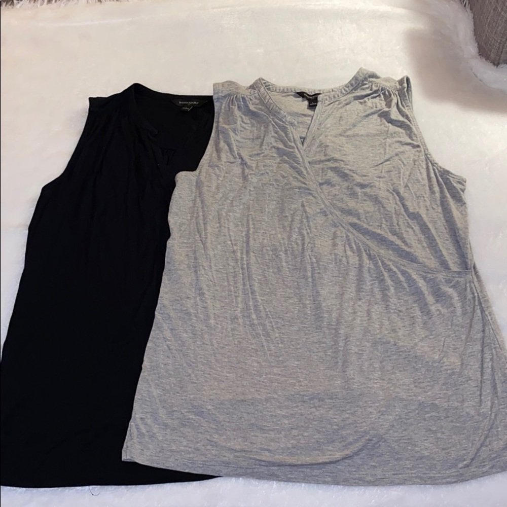 Bundle of two banana republic V-neck tank tops